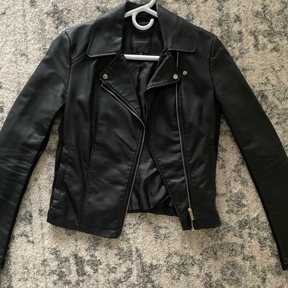 Dynamite leather jacket - Picture 3 of 3